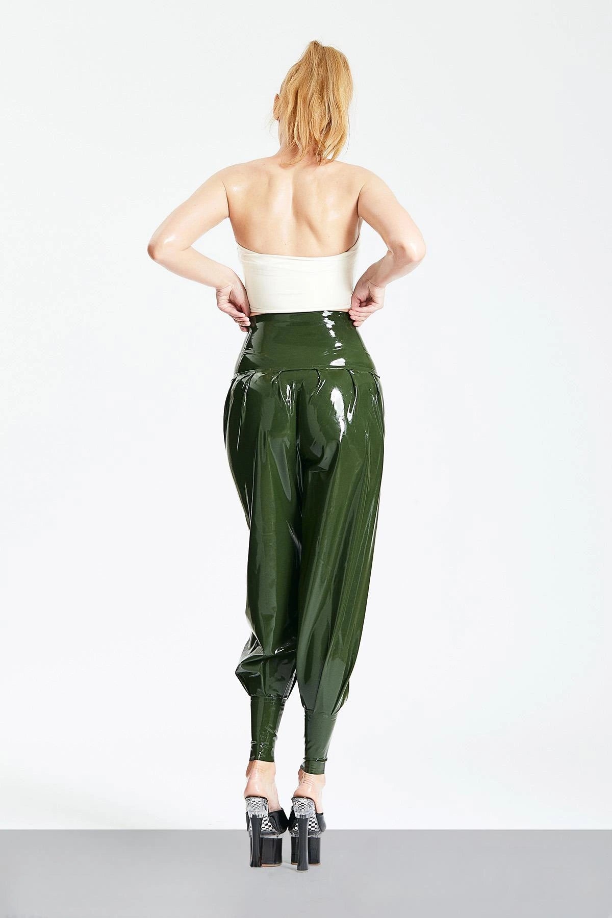 HIgh-Waisted Harem Pants