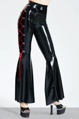 Side-Laced Full-Length Disco Pants