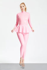 Ruffled Skirt Catsuit