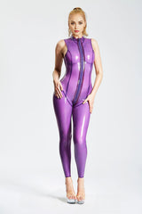 Female Standard Sleeveless Latex Catsuit