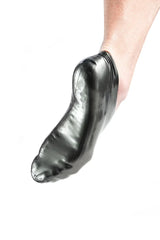 Shiny Black Latex Socks