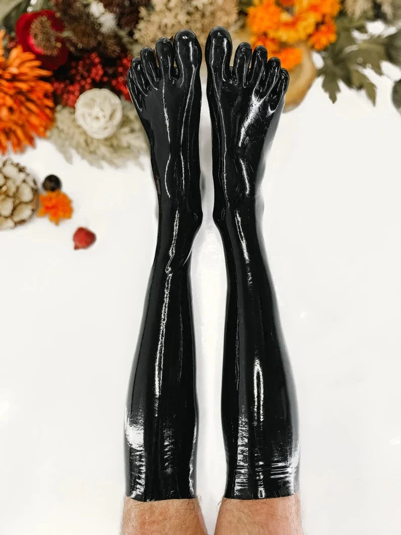 Black Latex Stocking