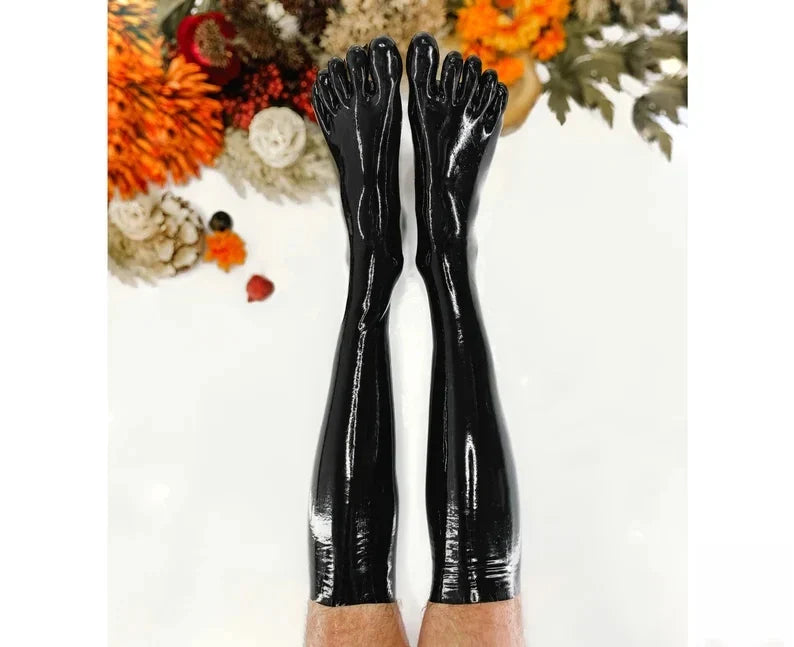 Black Latex Stocking