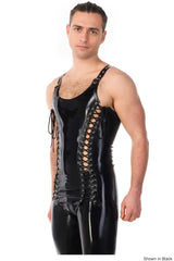 Lace-Up Muscle Vest