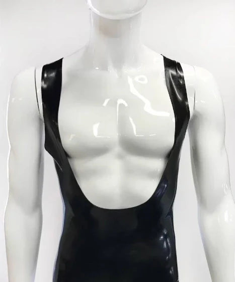 Latex Suspender Tank Top