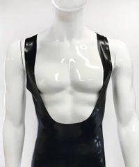 Latex Suspender Tank Top