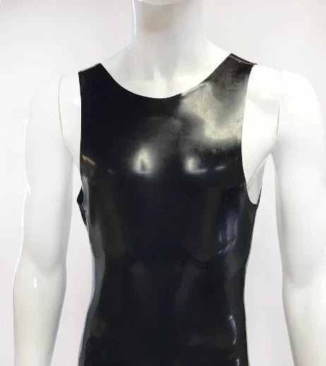 Latex Suspender Tank Top