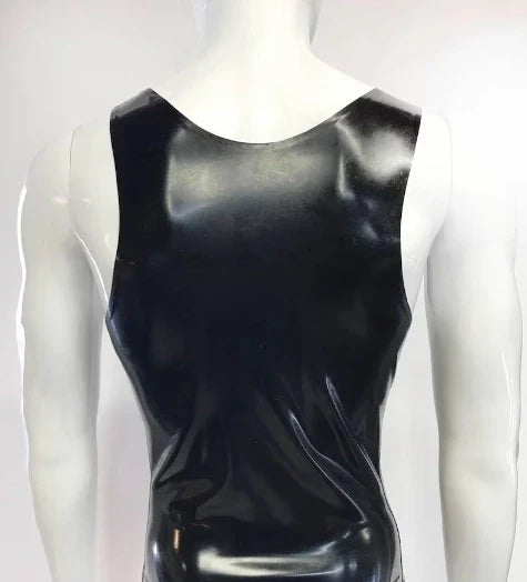 Latex Suspender Tank Top