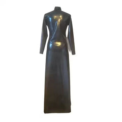 Unisex Latex BDSM Long Dominatrix Coat