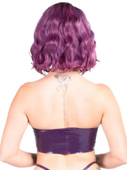 Purple Temptation Heart Bandeau Top