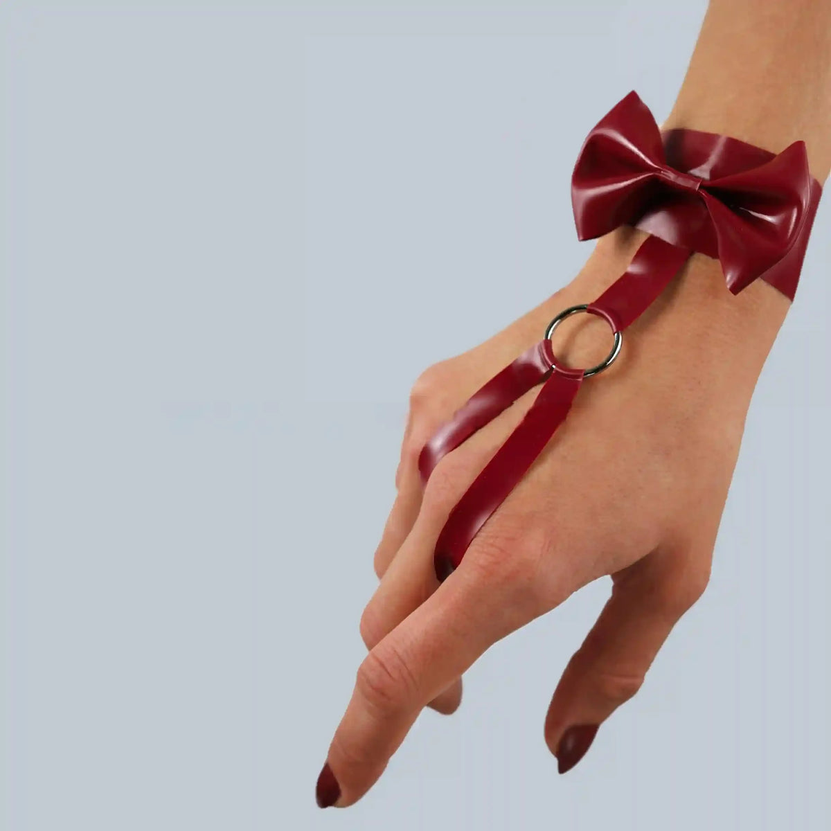 Red Bow Wrist Accessory