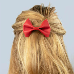 Classic Red Bow Hair Clip