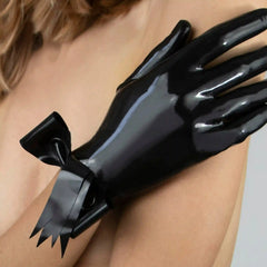 Avant-Garde Black Latex Gauntlet