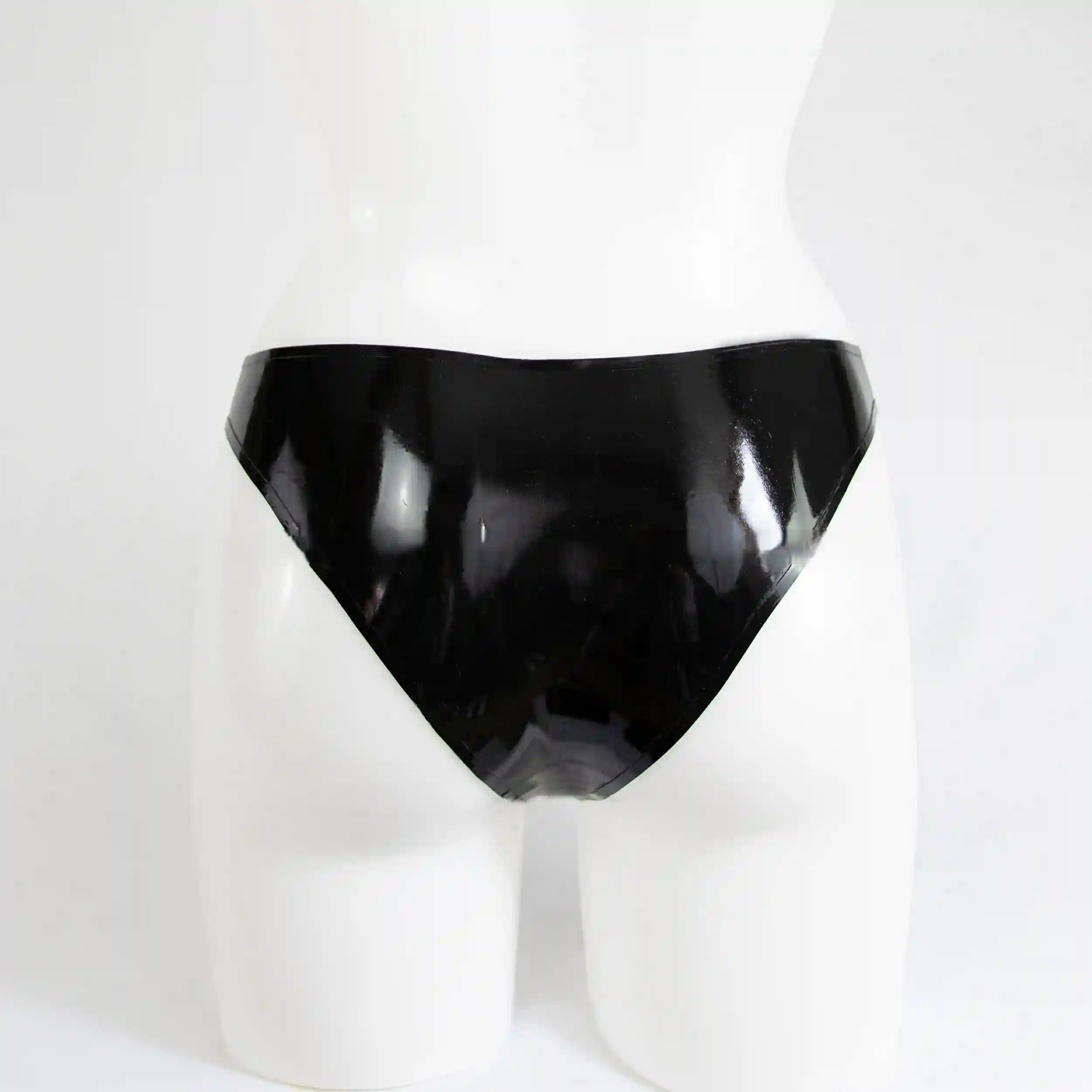 Classic Latex Bikini Bottom in Glossy Black