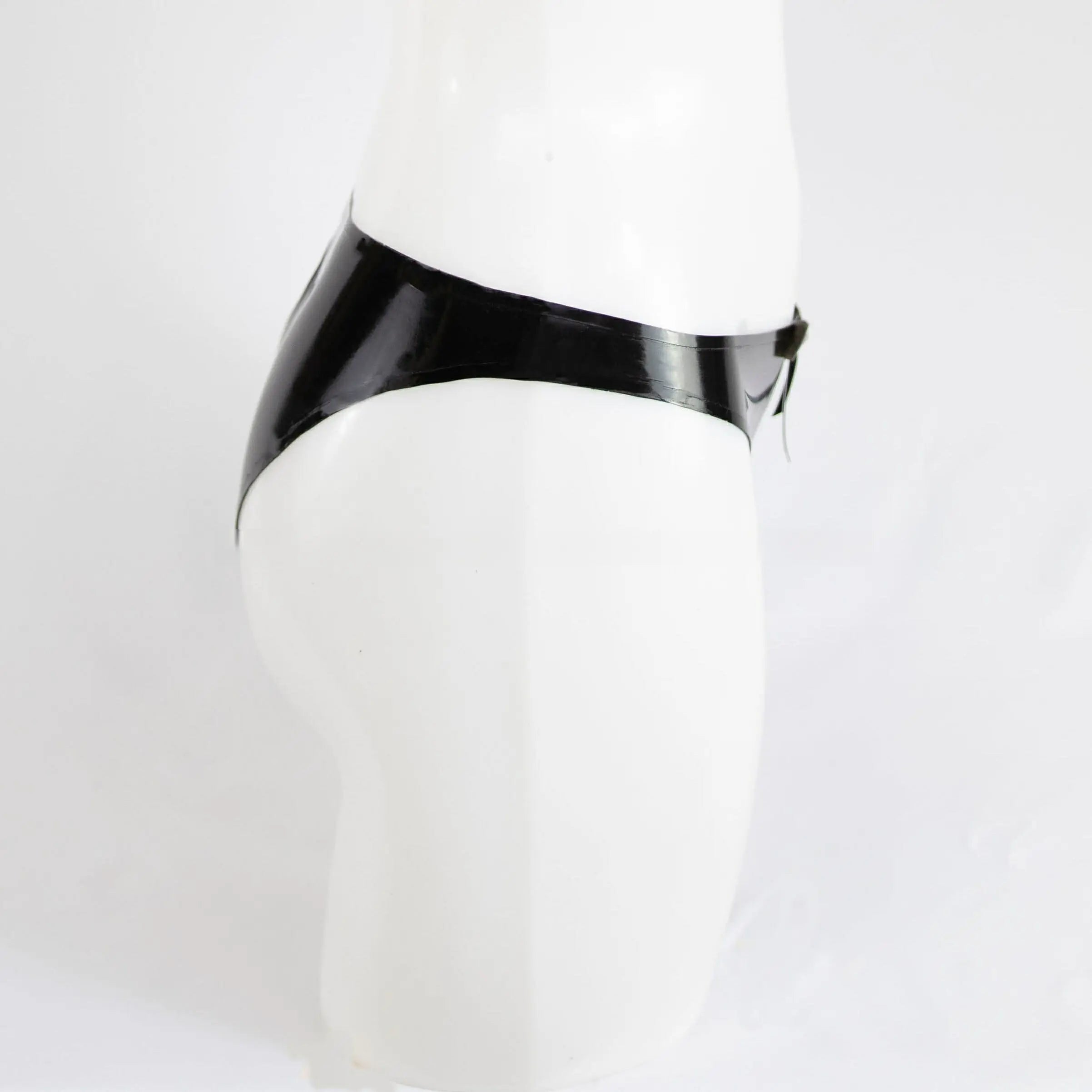 Classic Latex Bikini Bottom in Glossy Black