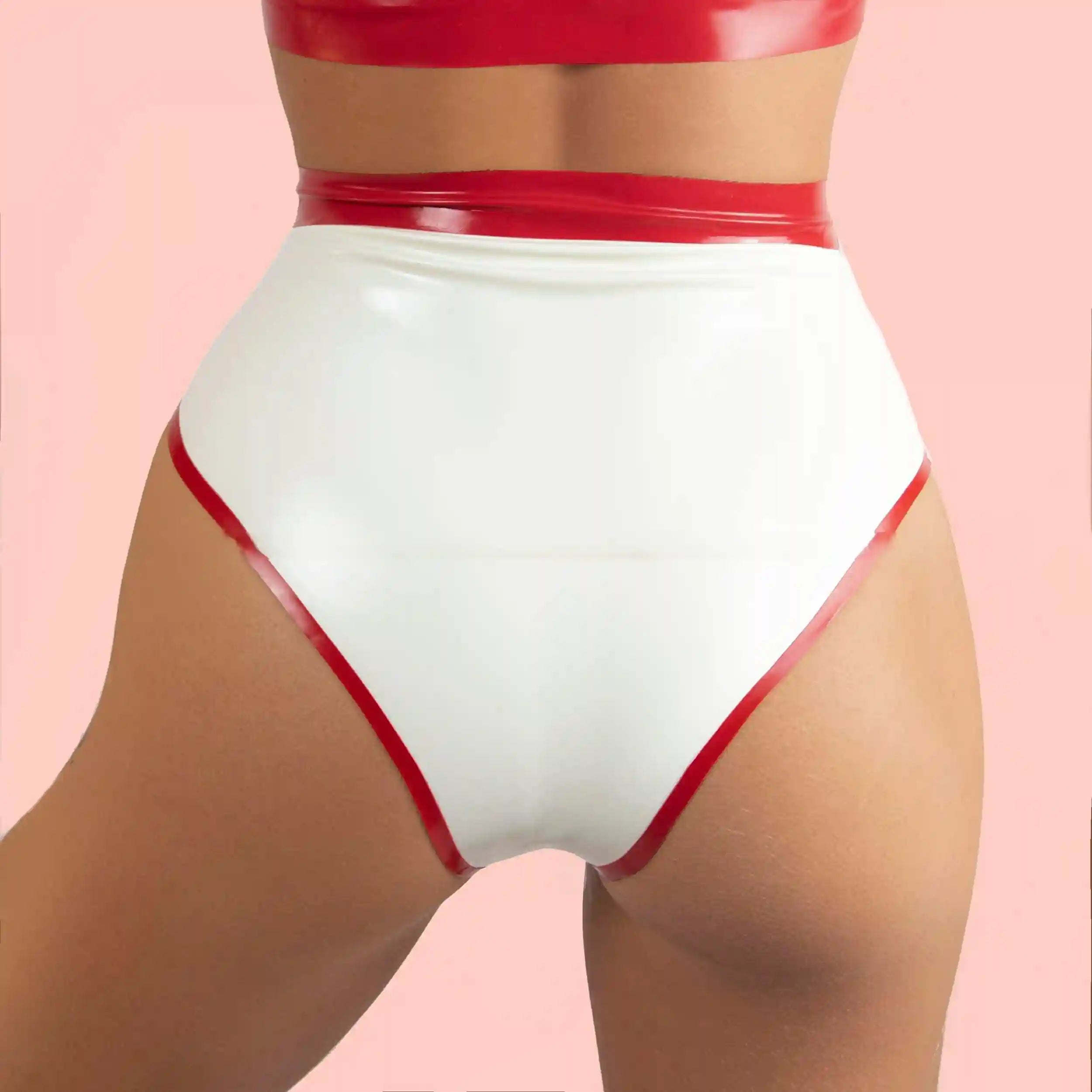 Medical Cross High-Waist Latex Panty