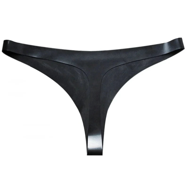 Sleek Transparent Latex Bikini Panty