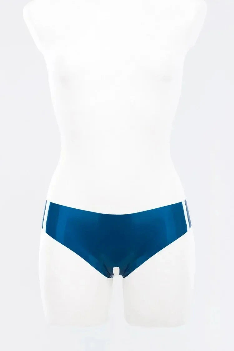 Classic Navy Blue Latex Panty