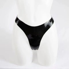 Cheeky Cutout Latex Briefs