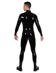 Classic Glossy Black Full-Body Latex Catsuit