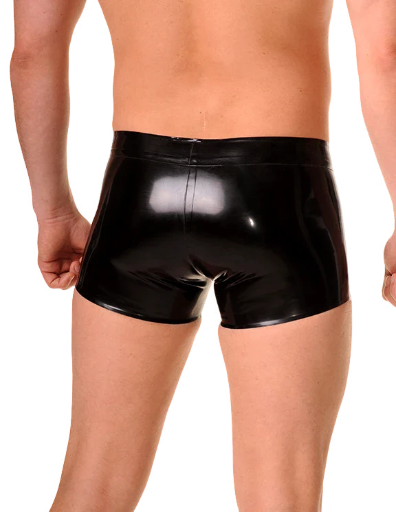 Classic Black Latex Boxer Shorts