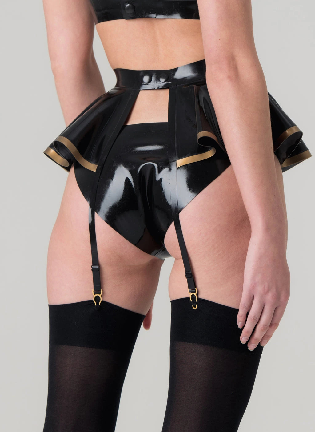 Latex Godiva Suspender Belt