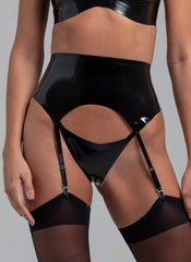 Latex Marilyn Suspender Belt