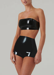 Latex Holiday Hot Pants